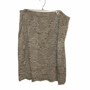 Jones NY Lace Lined Skirt NWOT